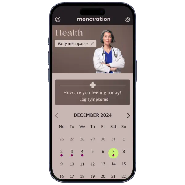 health section home screen